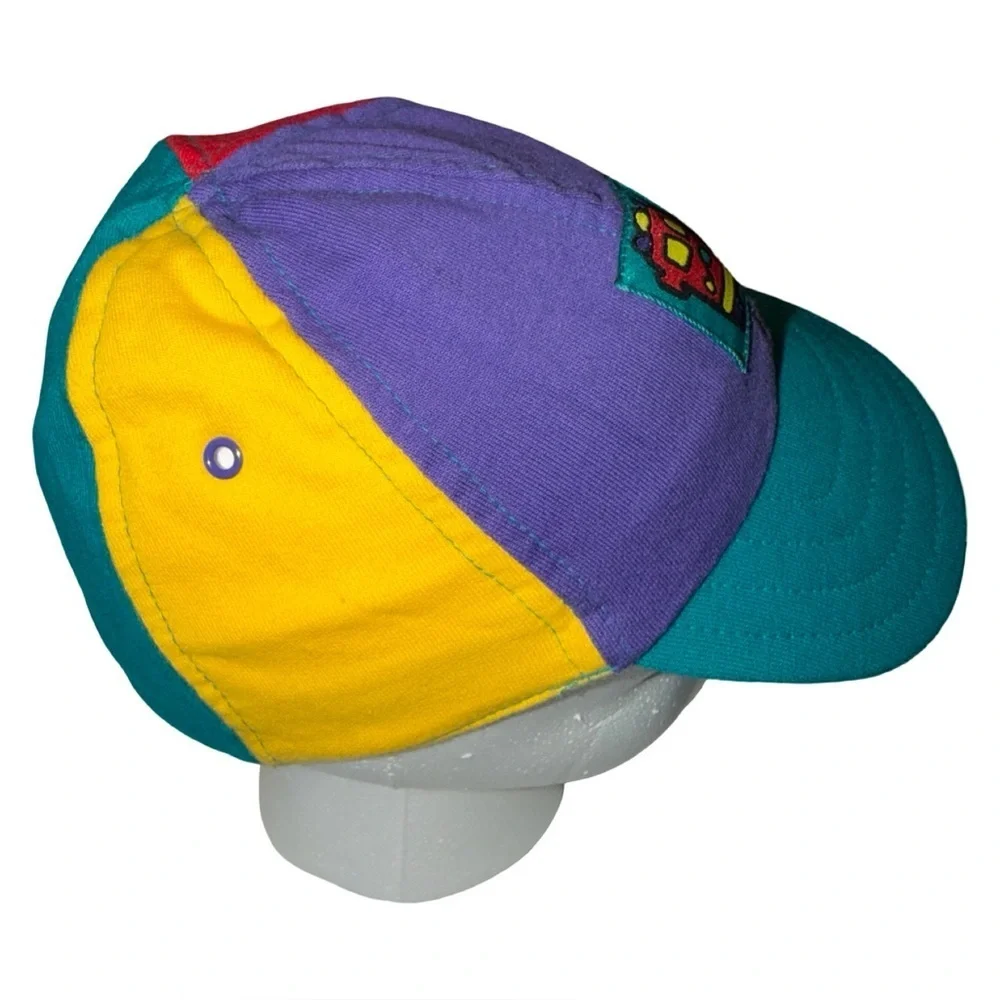 Vintage 80’s Gymboree 100% Cotton Colorful Train Kids Hat